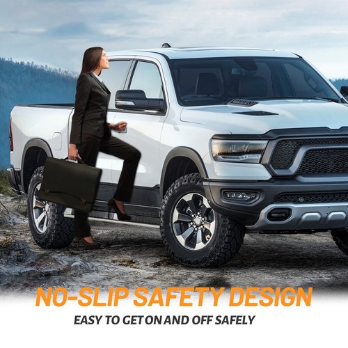 Running Boards for 2019-2024 Dodge Ram 1500 Quad Cab 6" Nerf Bars Side Steps - Picture 8 of 10