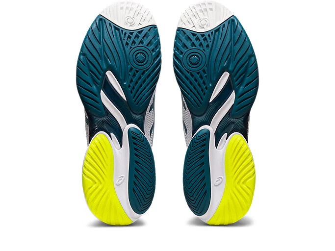 ASICS COURT FF 3 1041A370 101 White Gris Blue Tennis Shoes eBay