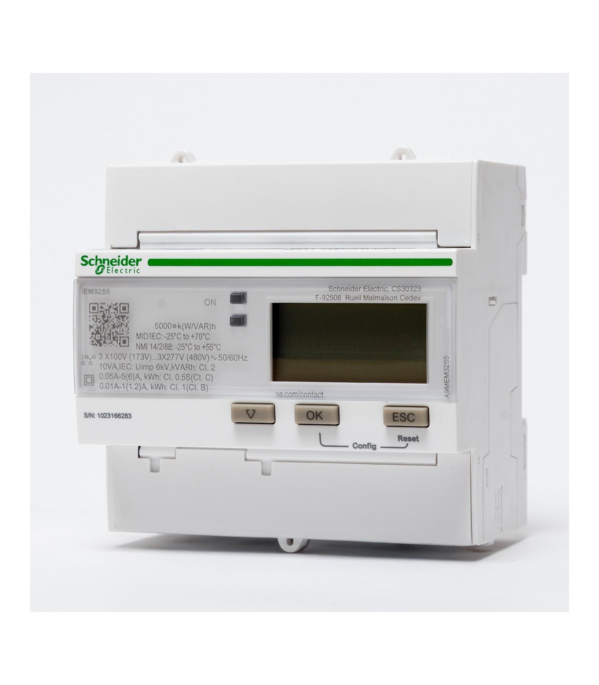 Compteur d'énergie triphasé Acti9 iEM3355 Schneider Electric 125A Modbus