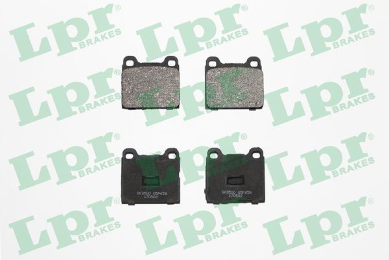 4 Plaquettes de frein avant pour VW Golf 1 et Derby - Freinage d'origine 12mm