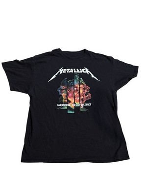 Metallica Hard Wired to Self Destruct L/XL Black Short Sleeve Rock/Band Shirt