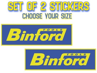 BINFORD TOOLS MAN CAVE SUPER HIGH GLOSS OUTDOOR DECAL STICKER