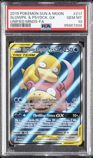 2019 POKEMON SUN & MOON UNIFIED MINDS #217 FULL ART/SLOWPOKE & PSYDUCK GX PSA 10 on eBay