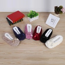 New Cute Indoor Home Slippers Warm Soft Plush Slippers Non-slip