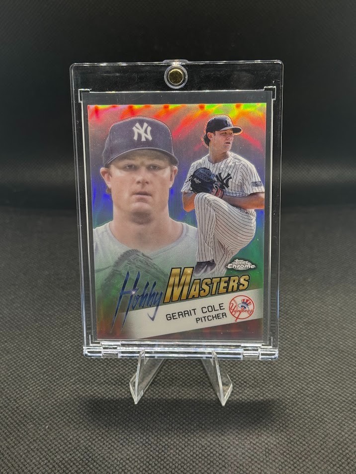 2025 Topps Chrome Gerrit Cole Hobby Masters Case Hit Yankees #HM-10