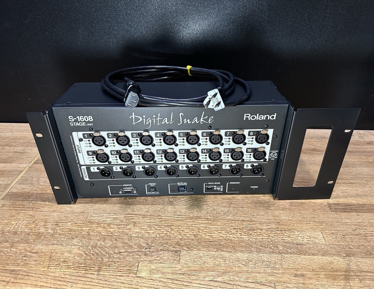 Roland S-1608 16 x 8 Digital Snake Stage Unit Z3D0160 | eBay