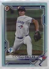 2021 Bowman Draft 1st Edition Sky Blue Foil Chad Dallas #BD-23 19fv