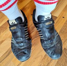 Gay`le Adidas Adi Racer black Leder  EU 44, US 10,5 UK 9,5  used, fertig