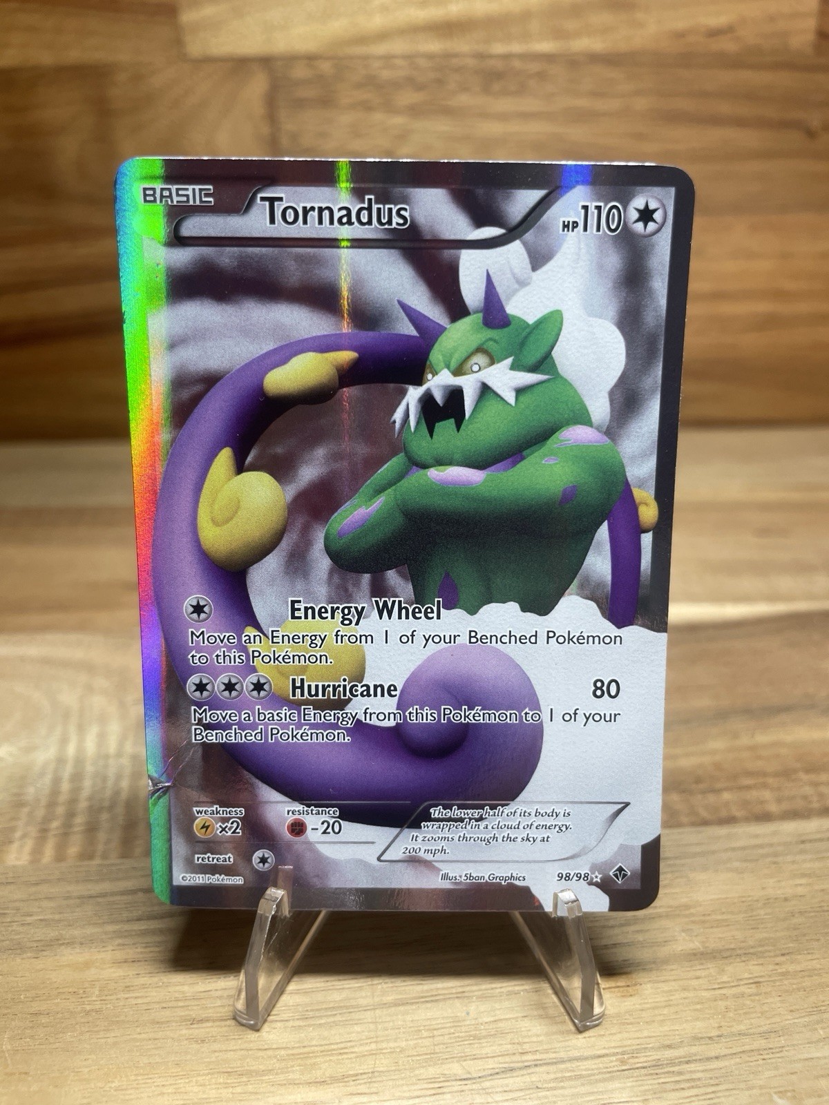 Tornadus (98 Full Art) 98/98 Emerging Powers Holo