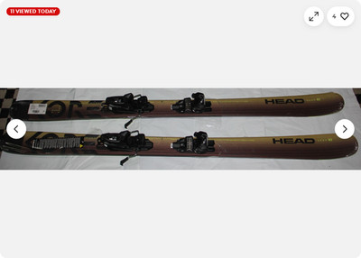NEW HEAD Kore 93 skis 156cm + size adjustable attack 11 MN bindings set