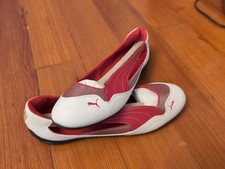 Puma shoes  Win Diva Ballerina  Women Size 9 White Rosso