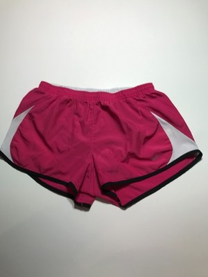 Nike Shorts Womens Medium Pink White Black Pacer Tempo Running Training Shorts