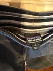 WOMENS PATAGONIA AHNYA PANTS SIZE L GREY STRIPED CONTRAST WAISTBAND — photo 6