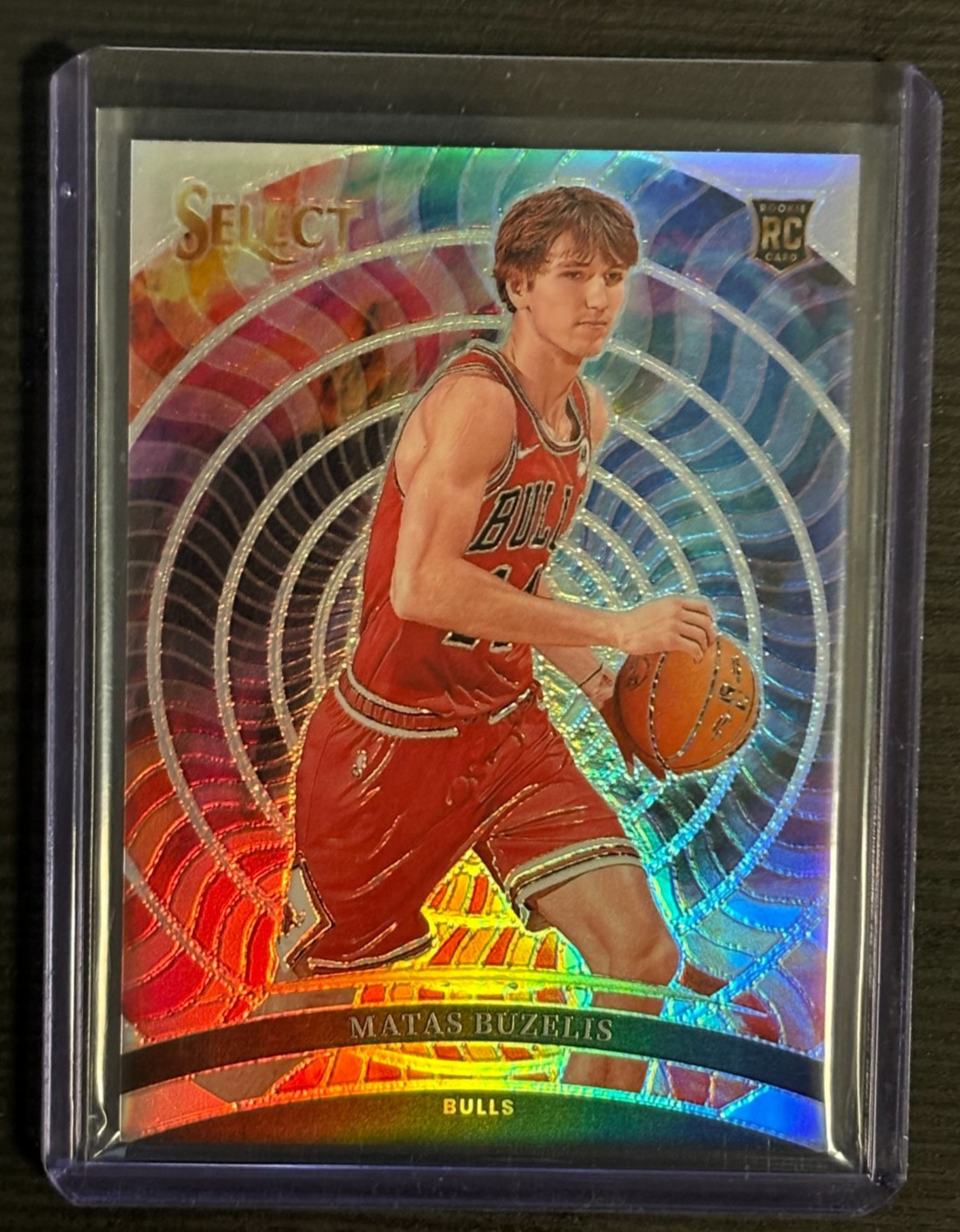 MATAS BUZELIS 2024-25 SELECT BASKETBALL COLOR WHEEL SSP CASE HIT RC BULLS