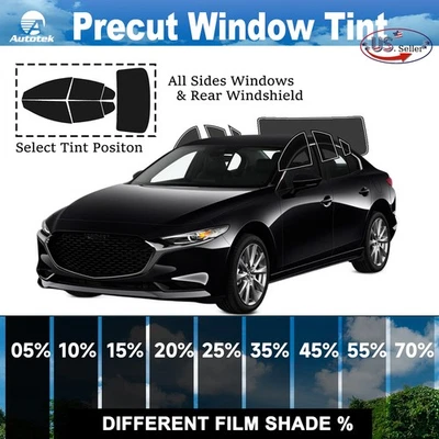 Computerized Custom PreCut 2Ply Window Tint Film Kit For ALL Mazda 3 Sedan/Hacth - Image 1 of 4