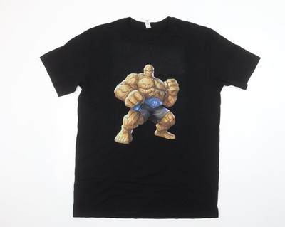 AS Colour Herren T-Shirt schwarz The Thing Marvel Grafik XL Baumwolle