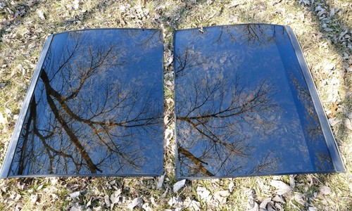 1978-1988 G BODY T TOPS REGAL CUTLASS MIRRORED TINTED USED OEM MATCHED SET 1981