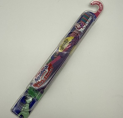 Vintage Tooth Brushes 1990s Aqua fresh Flexosaurus Dinosaur NOS