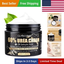 60 Urea Cream with 2 Salicylic Acid, Urea Cream 60 Percent for Feet Hands...