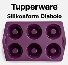 Tupperware H49 Silikonform Diabolo, Donuts, Ringform lila