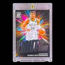 GIANNIS ANTETOKOUNMPO BLACK COLOR BLAST OPTIC 2024-25 Insert Base Panini - BUCKS