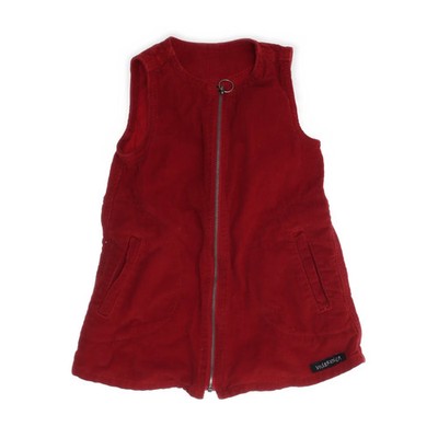 Villervalla, Kleid, Größe: 86, Rot, Einfarbig, Cord, Mädchen #w3b