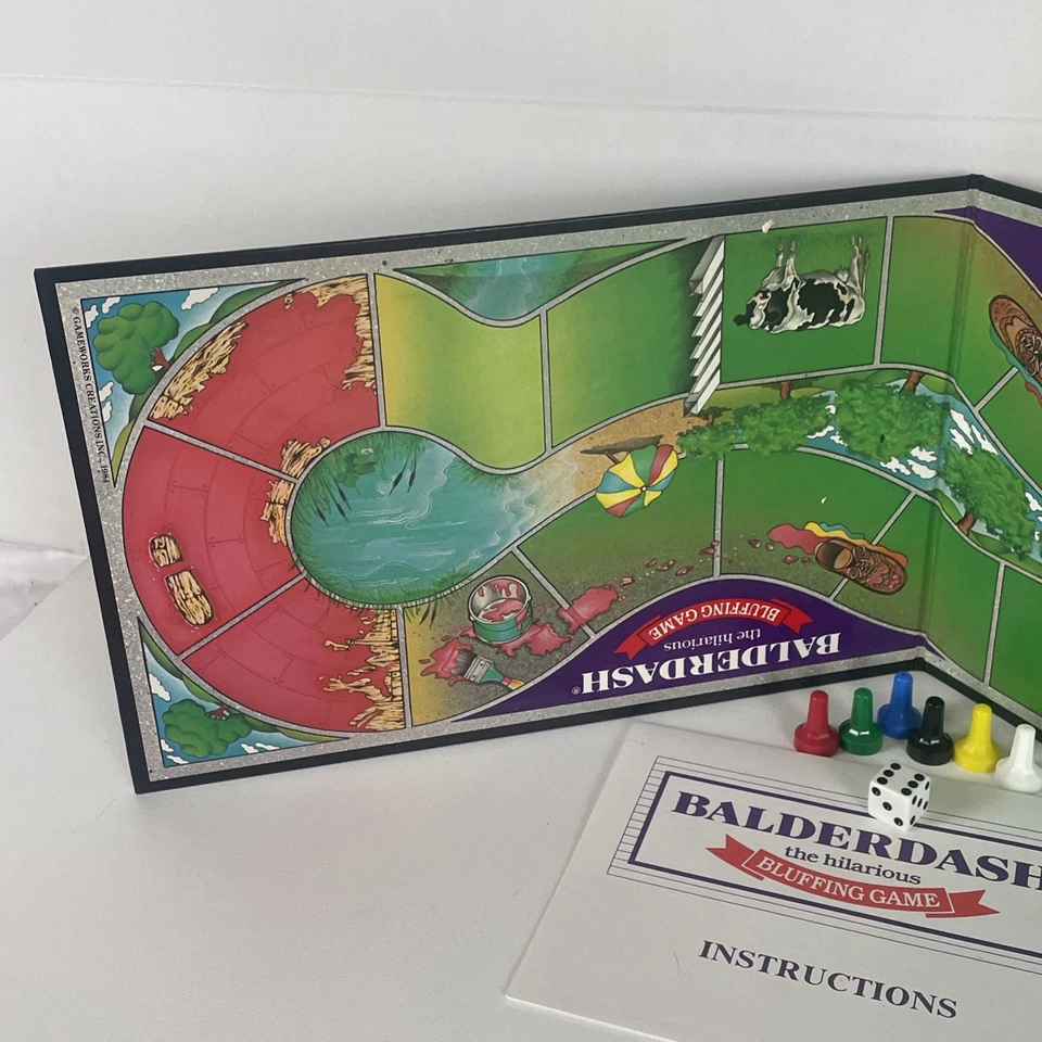 Fichas de tablero de repuesto Balderdash The Hilarious Bluffing Game Vintage 1984 Foto 2 de 4