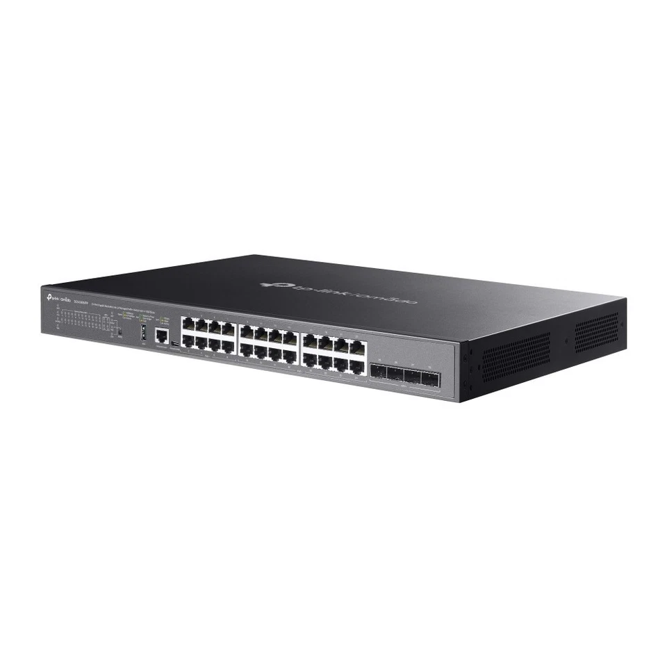 TP-Link SG5428XMPP | Omada 24-Port Gigabit Stackable Lite L3 PoE+ Managed Switch - Image 3 of 4