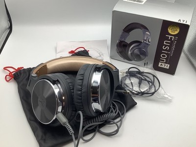 OneOdio A71 Wired Over Ear Headphones Stereo Studio Headset Gold Silver