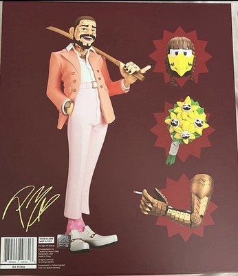 Superplastic x Post Malone ''The Legend of Malone'' Limited 12'' Vinyl Figur Neu