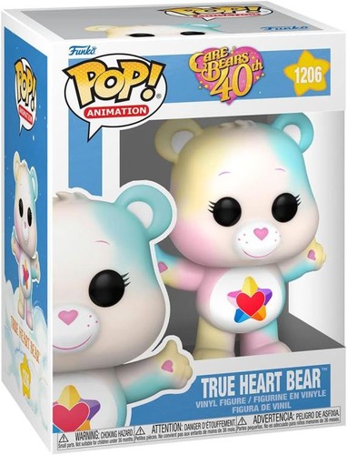 FUNKO POP ! ANIMATION CARE BEARS 40TH (1206) TRUE HEART BEAR VINYL FIGURE 9CM - Imagen 3 de 3