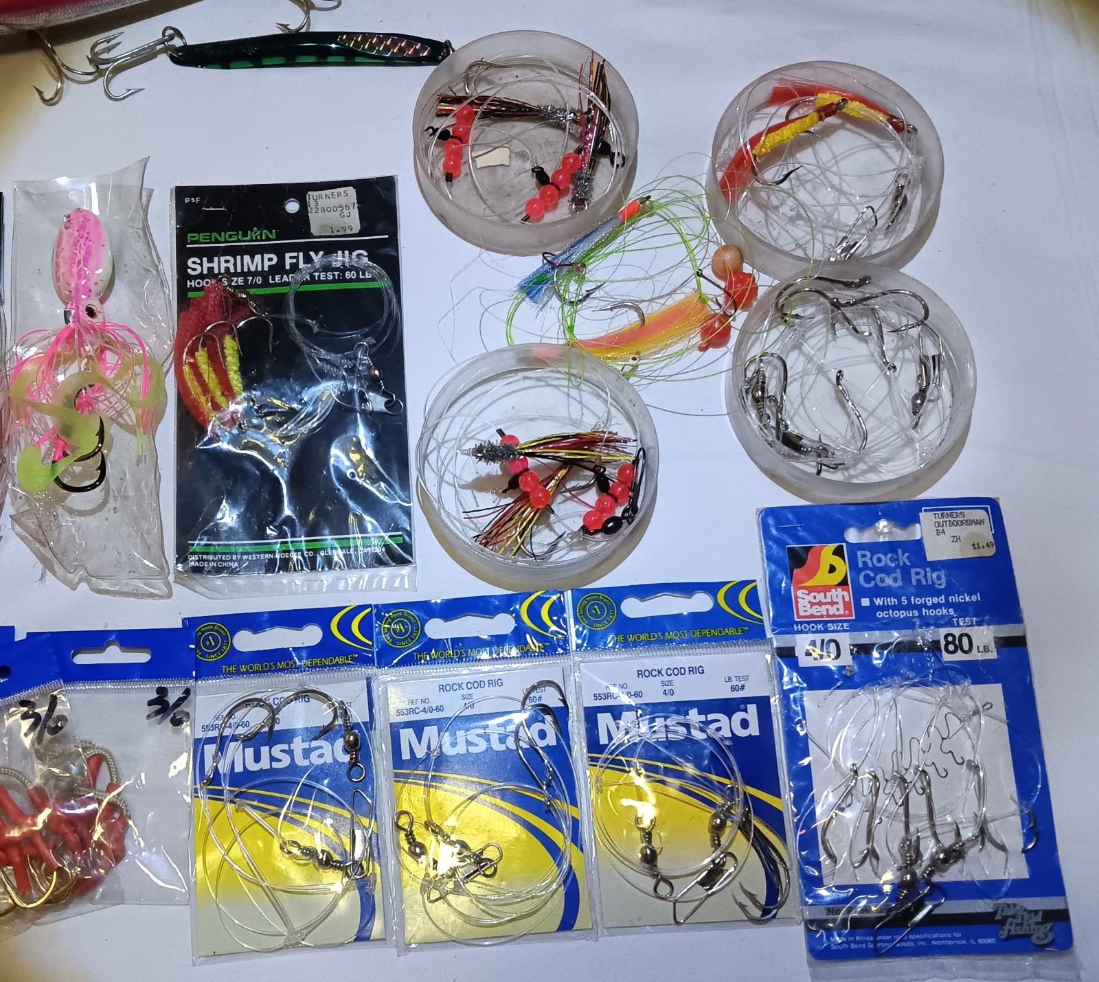 Saltwater Bottom Rock Fishing Lures Jigs Spoons Rigs Tackle Assist Hooks Lot  - Image 4