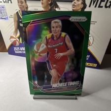 2025 Panini Prizm WNBA Prizm Green Prizm Parallel Michele Timms Mercury #133