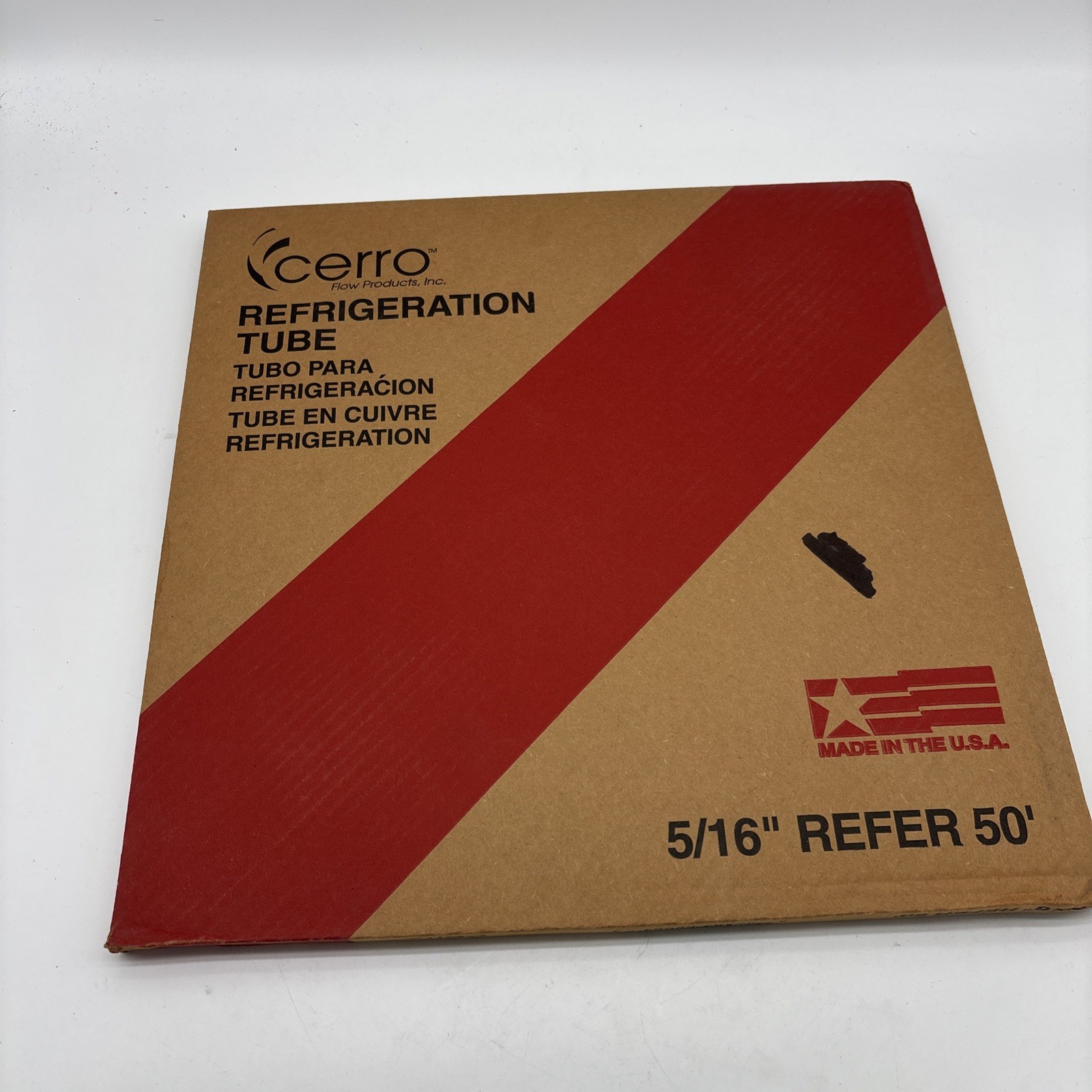 JMF Cerro US Made Copper Refrigeration Tubing 5/16 O.D. in. x 50 L ft.