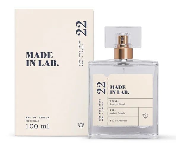 22 MADE IN LAB WOMEN Eau de Parfum 100ml EDP For WOMEN Floral, Fruity Scent