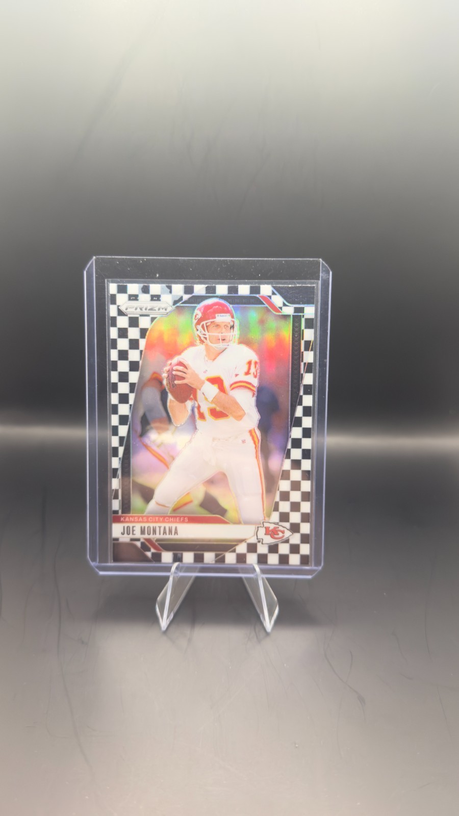 Joe Montana Black White Checker #147