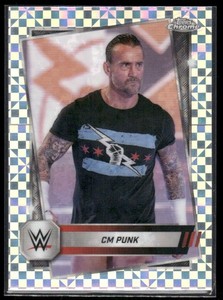 2025 Topps Chrome WWE CM Punk #98 X-Fractor