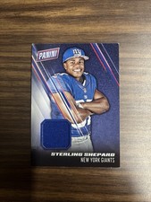 2016 Panini Day - Materials Relic Sterling Shepard #21 New York Giants NFL Card