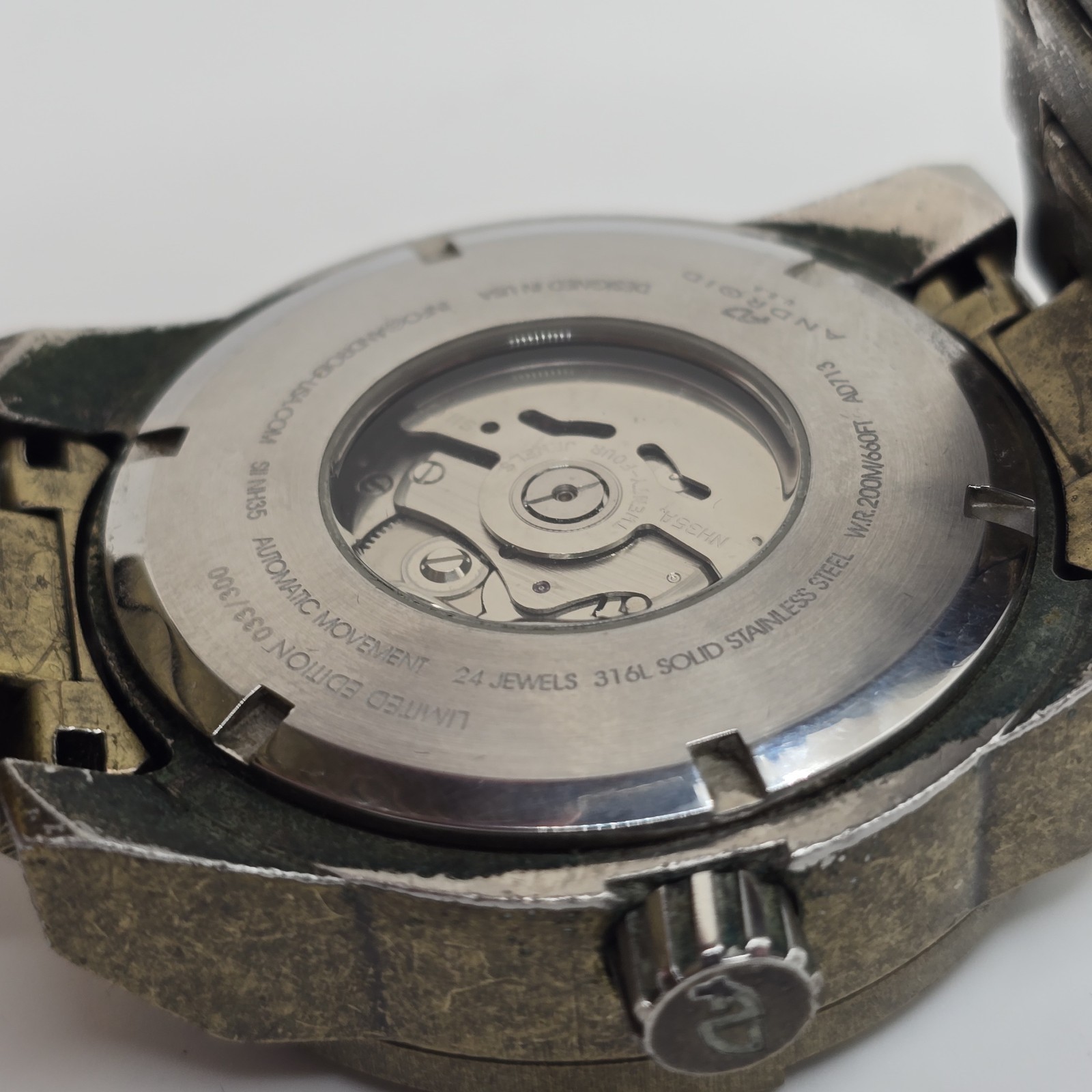 Android Frontline Automatic Watch Distressed Men'… - image 2