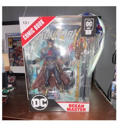 DC Direct Page Punchers Aquaman Ocean Master 7in Action Figure Trident Comic