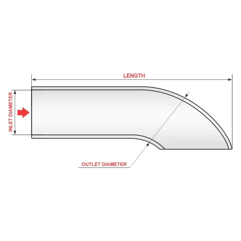 For Chevy Bel Air 55-57 Exhaust System Street Series Stainless Steel Foto 2 de 4