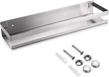 16" Stainless Steel Shower Shelf Wall Mount Rustproof Bathroom Kitchen Caddy