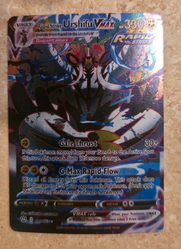 Pokemon TCG Rapid Strike Urshifu VMAX 170/163 Battle Styles Holo Secret 330 HP