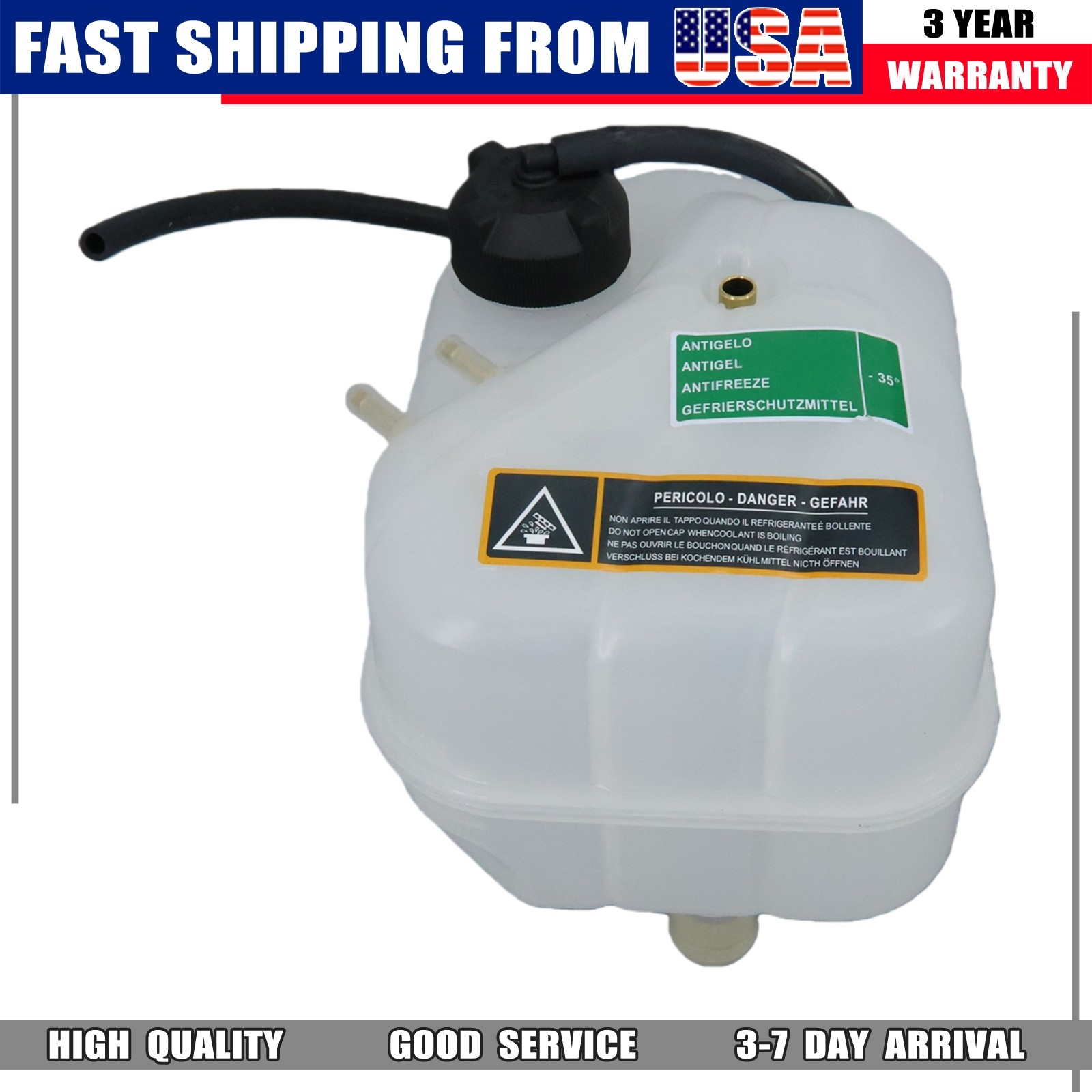 296547 Coolant Expansion Tank Fits Maserati GranTurismo Quattroporte GranCabrio