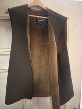 Vintage Barbour Warm Pile Wachsjacke Weste Größe C40/102 cm