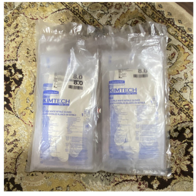 Kimberly-Clark Kimtech G3 Sterile Powder-Free Nitrile Gloves Size 8.0