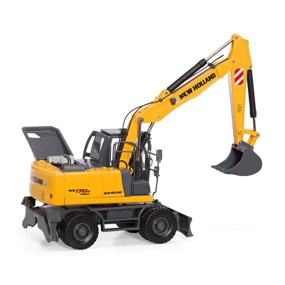 MOTORART, Escavatore gommato NEW HOLLAND WE 170B PRO, 1/50,  MOT13787 - Immagine 2 di 4