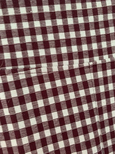 Lou & Grey Leggings Causal Sporty Soft Red White Gingham Checker Ponte Sporty XL - Picture 6 of 22