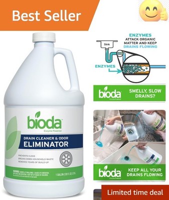 Multi-Purpose Professional Drain Cleaner - Odor Fighter & Septic Safe Enzymes