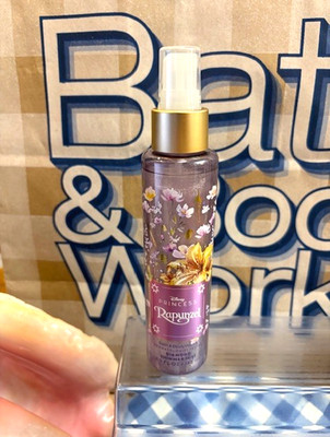 NEW! Bath & Body Works DISNEY PRINCESS RAPUNZEL DIAMOND SHIMMER MIST-4.9 fl oz